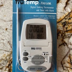 TruTemp Digital Cooking Thermometer and Timer